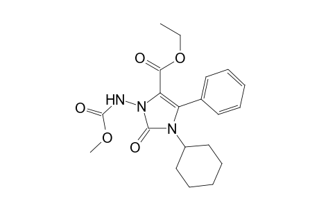 1-[(Methoxycarbonyl)amino]-3-cyclohexyl-4-phenyl-5-(ethoxycarbonyl)-1,3-imidazolin-2-one