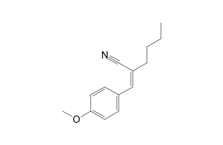 (Z)-2-(4-Methoxybenzylidene)hexanenitrile