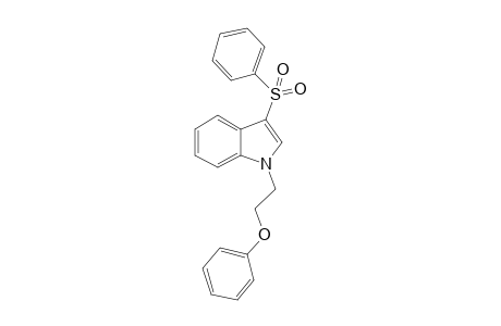 3-Benzenesulfonyl-1-(2-phenoxyethyl)-1H-indole