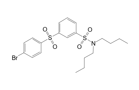 benzenesulfonamide, 3-[(4-bromophenyl)sulfonyl]-N,N-dibutyl-