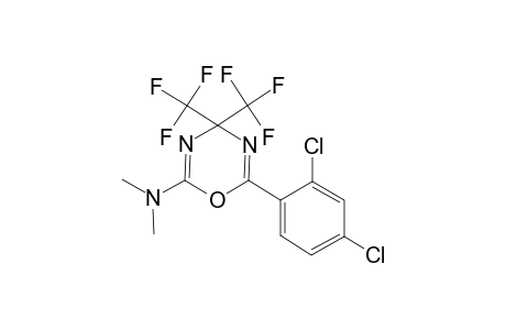 N-[6-(2,4-dichlorophenyl)-4,4-bis(trifluoromethyl)-4H-1,3,5-oxadiazin-2-yl]-N,N-dimethylamine