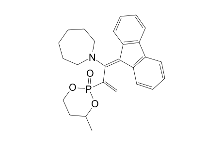 1-[1-(9H-Fluoren-9-ylidene)-2-(4-methyl-2-oxido-1,3,2-dioxaphosphinan-2-yl)-2-propenyl]azepane