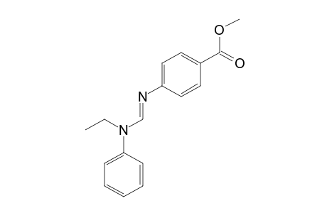 p-{[(n-ethylanilino)methylene]amino}benzoic acid, methyl ester