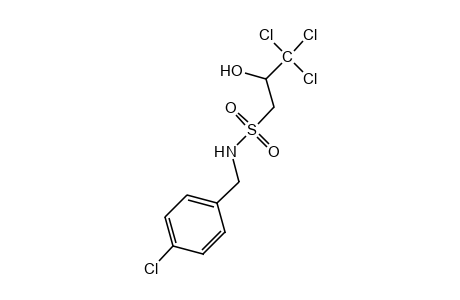 DL-N-(p-chlorobenzyl)-2-hydroxy-3,3,3-trichloro-1-propanesulfonamide