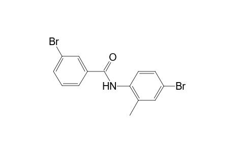 3-Bromo-N-(4-bromo-2-methylphenyl)benzamide