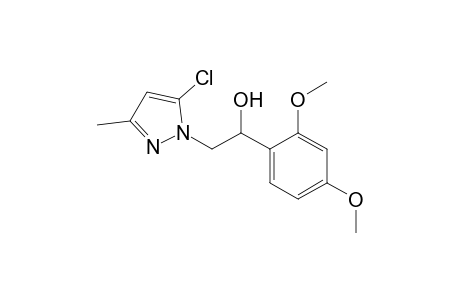 2-(5-Chloranyl-3-methyl-pyrazol-1-yl)-1-(2,4-dimethoxyphenyl)ethanol