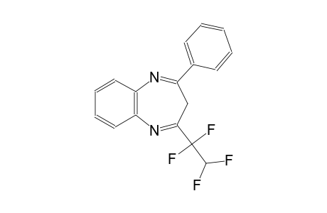 3H-1,5-benzodiazepine, 2-phenyl-4-(1,1,2,2-tetrafluoroethyl)-