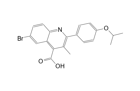 6-bromo-2-(4-isopropoxyphenyl)-3-methyl-4-quinolinecarboxylic acid