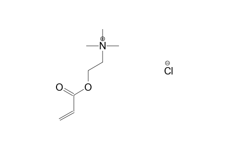 2-TRIMETHYLAMMONIUM ETHYL ACRYLIC CHLORIDE (70% IN WATER)