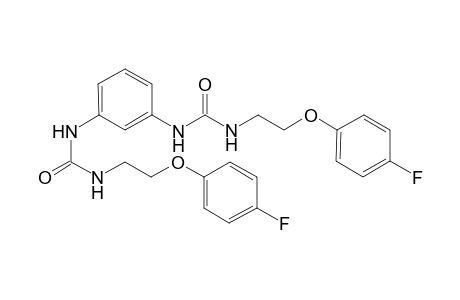 N-[2-(4-fluorophenoxy)ethyl]-N'-{3-[({[2-(4-fluorophenoxy)ethyl]amino}carbonyl)amino]phenyl}urea
