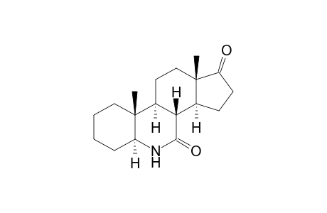 6-Aza-5.alpha.-androstane-7,17-dione