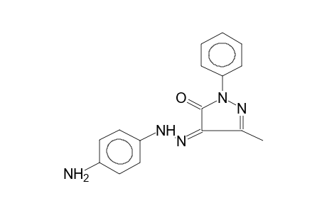 (Z)-3-METHYL-1-PHENYLPYRAZOLE-4,5-DIONE (4-AMINOPHENYL)HYDRAZONE