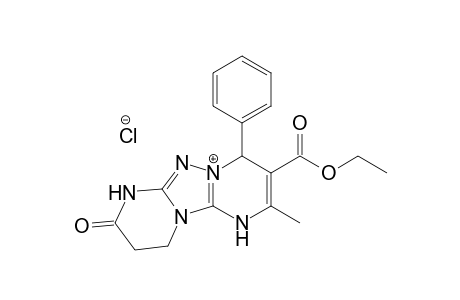 3-(Ethoxycarbonyl)-2-methyl-8-oxo-4-phenyl-1,4,7,8,9,10-hexahydro[1,2,4]triazolo[1,5-a:4,3-a0]dipyrimidin-5-ium chloride