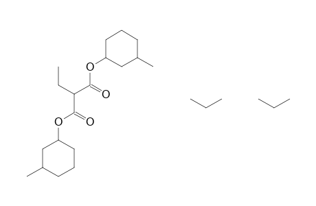 MALONIC ACID, ETHYL-, DI-(-)-MENTHYL ESTER