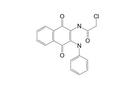 2-Anilino-3-chloracetylamino-1,4-naphthoquinone