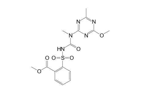 2-[[(4-methoxy-6-methyl-s-triazin-2-yl)-methyl-carbamoyl]sulfamoyl]benzoic acid methyl ester