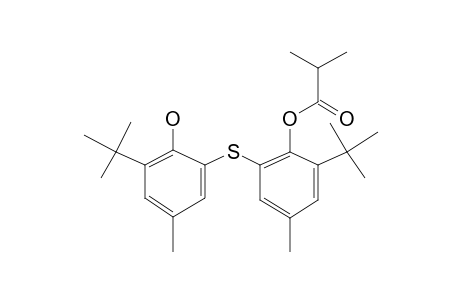 2-T-Butyl-6-(3-T-butyl-2-hydroxy-5-methylphenylthio)-4-methylphenyl 2-methylpropanoate