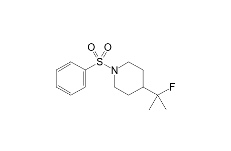 4-(2-Fluoropropan-2-yl)-1-(phenylsulfonyl)piperidine