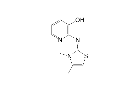 2-[(3,4-dimethylthiazol-2-ylidene)amino]pyridin-3-ol