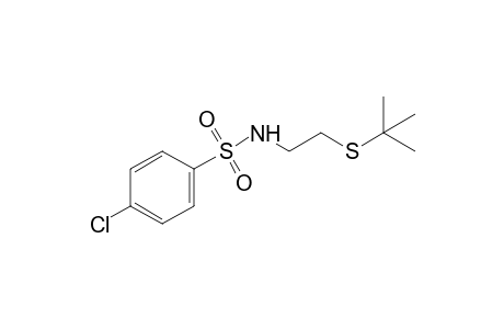 N-[2-(tert-butylthio)ethyl]-p-chlorobenzenesulfonamide