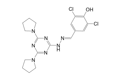 3,5-dichloro-4-hydroxybenzaldehyde [4,6-di(1-pyrrolidinyl)-1,3,5-triazin-2-yl]hydrazone