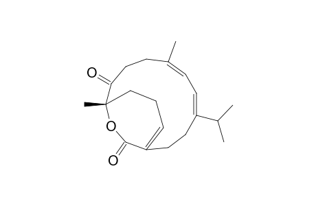 (4E,6Z,11S)-4-isopropyl-7,11-dimethyl-16-oxabicyclo[9.3.2]hexadeca-1(14),4,6-triene-10,15-dione
