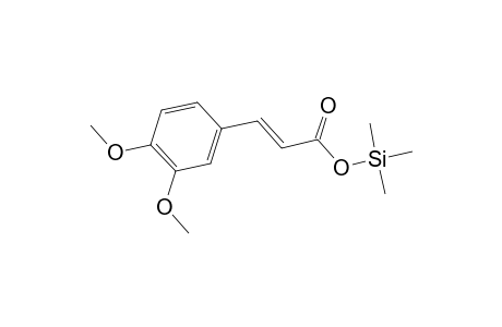 Cinnamic acid, 3,4-dimethoxy-, trimethylsilyl ester