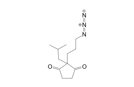 2-(3-azidopropyl)-2-isobutylcyclopentane-1,3-dione