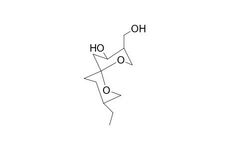 9-Ethyl-3-(hydroxymethyl)-1,7-dioxaspiro[5.5]undecan-4-ol