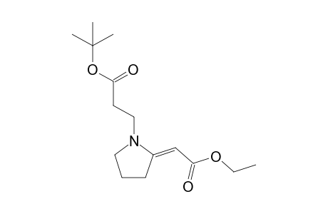 TERT.-BUTYL-3-[(2E)-2-(2-ETHOXY-2-OXOETHYLIDENE)-PYRROLIDIN-1-YL]-PROPANOATE