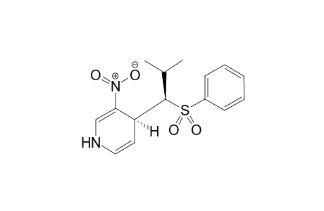 (4S)-4-[(1R)-1-(benzenesulfonyl)-2-methyl-propyl]-3-nitro-1,4-dihydropyridine