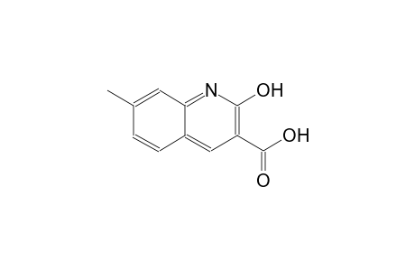 3-quinolinecarboxylic acid, 2-hydroxy-7-methyl-