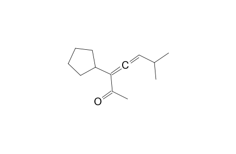 3,4-Heptadien-2-one, 3-cyclopentyl-6-methyl-