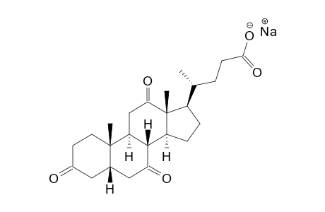 3,7,12-trioxo-5β-cholan-24-oic acid, sodium salt