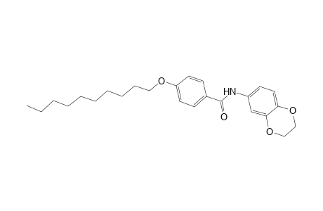 benzamide, 4-(decyloxy)-N-(2,3-dihydro-1,4-benzodioxin-6-yl)-