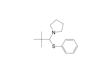 n-(2,2-Dimethyl-1-phenylthiopropyl)pyrrolidine