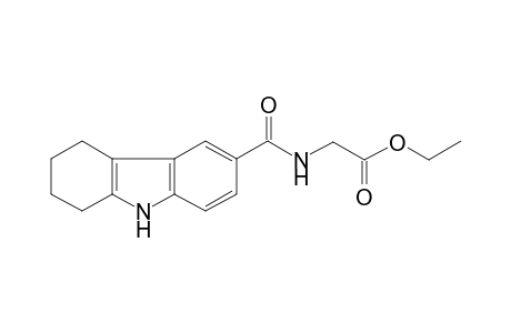 Acetic acid, 2-[(6,7,8,9-tetrahydro-5H-carbazole-3-carbonyl)amino]-, ethyl ester