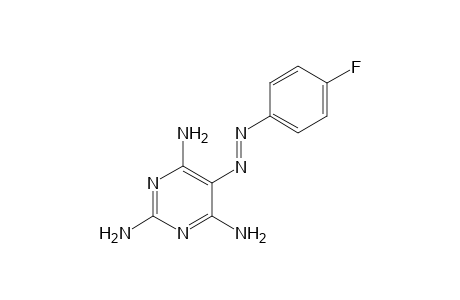 5-[(p-fluorophenyl)azo]-2,4,6-triaminopyrimidine