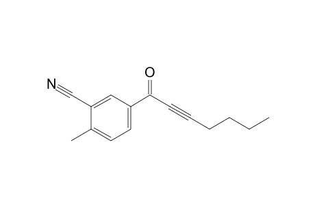 5-(Hept-2-ynoyl)-2-methylbenzonitrile