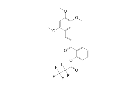 2'-(Pentafluoropropionyl)oxy-2,4,5-trimethoxychalcone