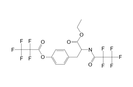 L-Tyrosine, N,o-bis(pentafluoropropionyl)-, ethyl ester