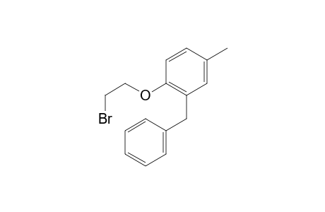 2-benzyl-1-(2-bromoethoxy)-4-methylbenzene