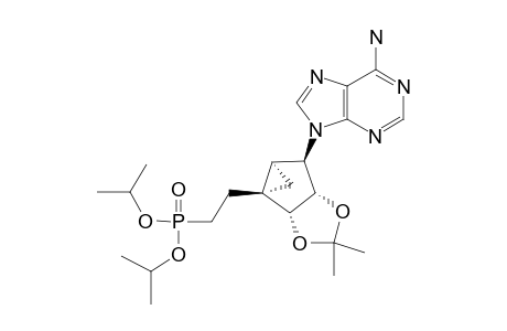 (1'-S,2'-R,3'-S,4'-R,5'-S)-4'-(6-AMINOPURIN-9-YL)-1'-(DIISOPROPYLPHOSPHONOETHENYL)-2',3'-O-(ISOPROPYLIDENE)-BICYCLO-[3.1.0]-HEXANE