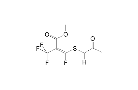 2-propenoic acid, 3-fluoro-3-[(2-oxopropyl)thio]-2-(trifluoromethyl)-,methyl ester, (2E)-