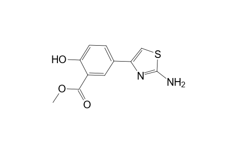 Benzoic acid, 3-(2-amino-4-thiazolyl)-4-hydroxy-, methyl ester