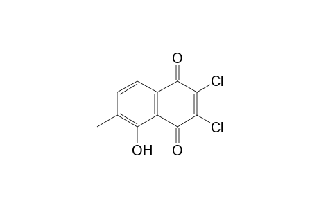 2,3-Dichloro-5-hydroxy-6-methyl-1,4-naphthoquinone