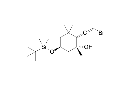 (-)-(1R,3S.6aS)-6-(2-Bromovinylidene)-3-(tert-butyldimethylsilyloxy)-1,5,5-trimethylcyclohexan-1-ol