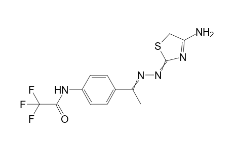 N-(4-{1-[(4-Amino-5H-thiazol-2-ylidene)-hydrazono]-ethyl}-phenyl)-2,2,2-trifluoro-acetamide