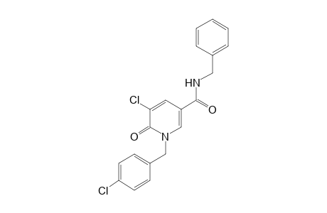 N-BENZYL-5-CHLORO-1-(p-CHLOROBENZYL)-1,6-DIHYDRO-6-OXONICOTINAMIDE