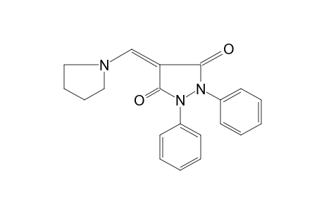 1,2-diphenyl-4-pyrrolidinylmethylene-3,5-pyrazolidinedione